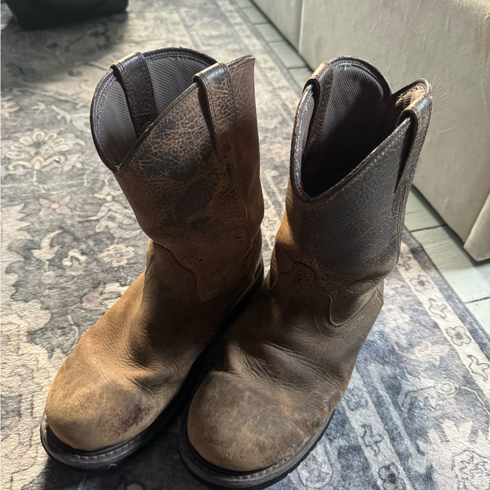 Red Head work boots, size 10, Brown
